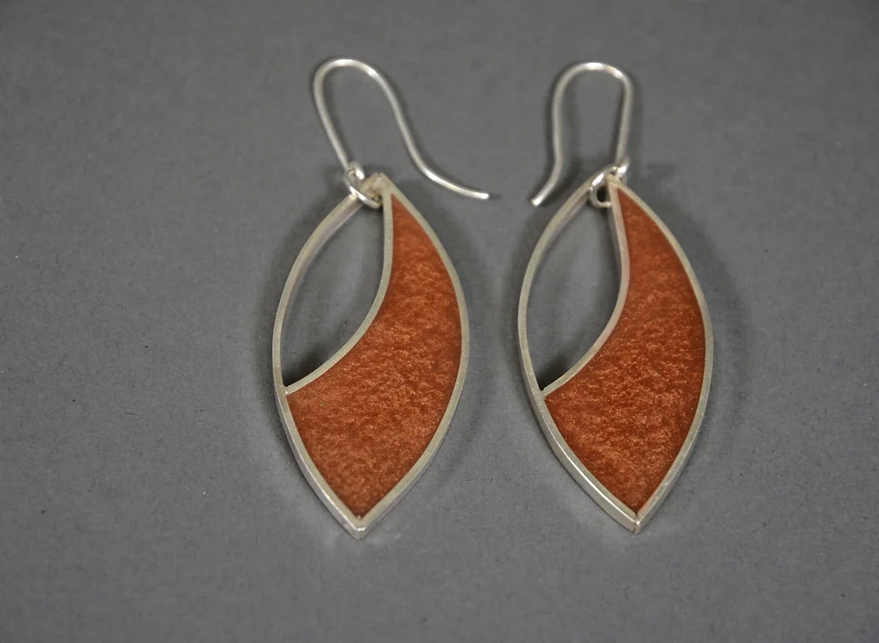 handmade resin earrings