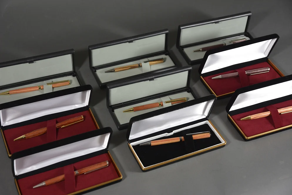 more wood turned pens